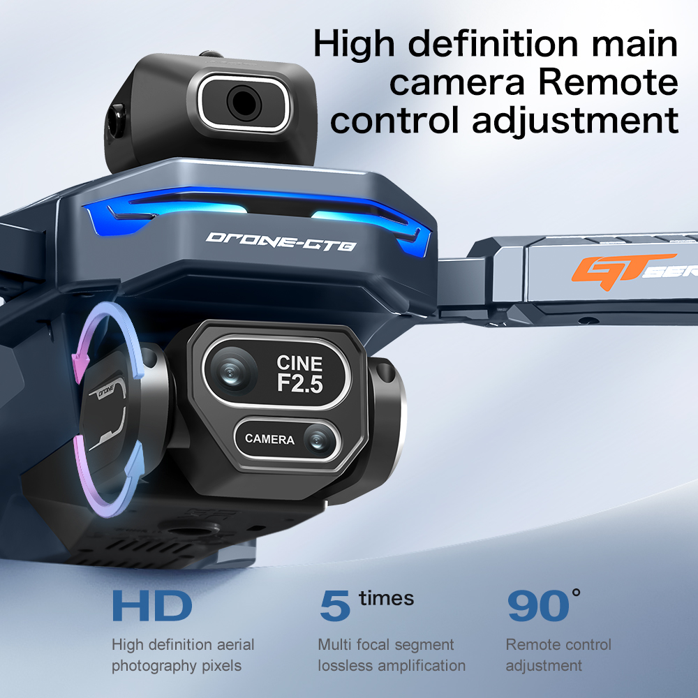 GT8 โดรนบังคับวิทยุ GPS พับได้ - Drone Camera Professional บทวิจารณ์และราคา