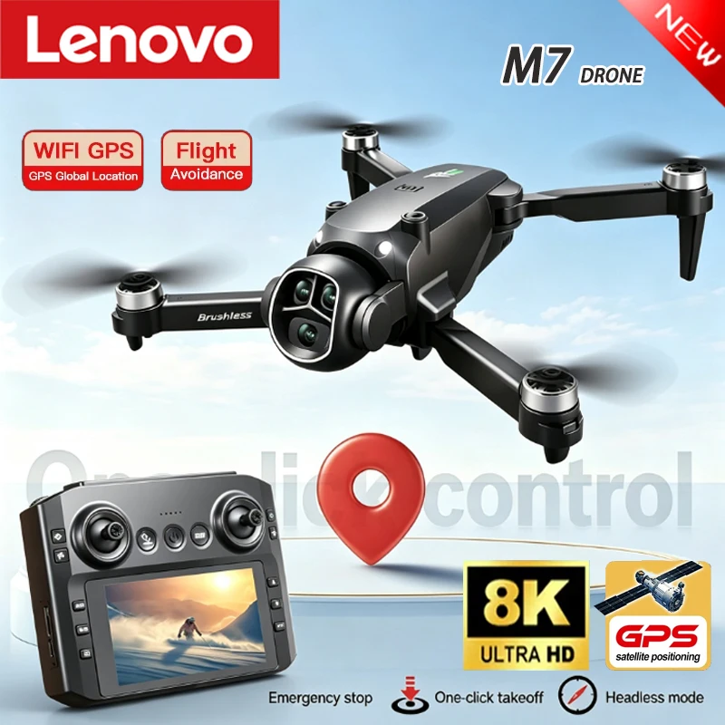 โดรน Lenovo GPS สามกล้อง 8K ถ่ - Drone Camera Hd บทวิจารณ์และราคา
