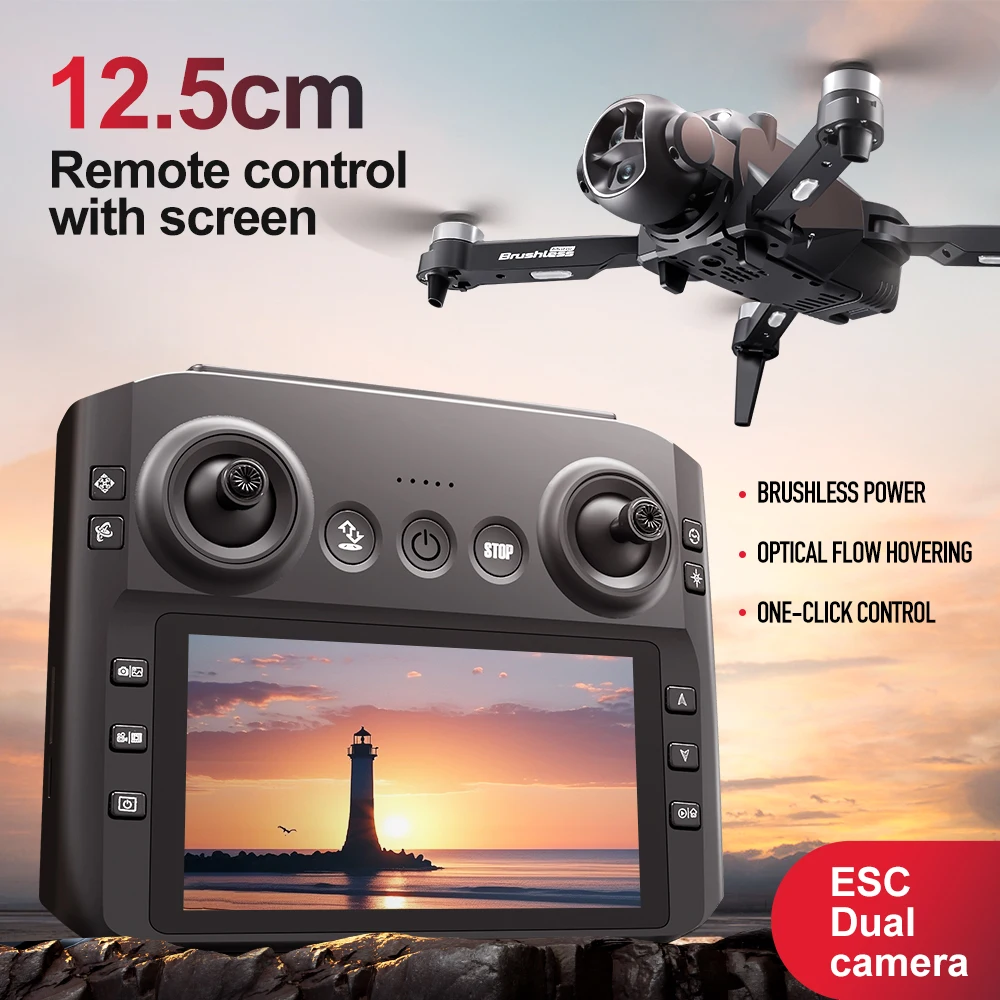 โดรน Lenovo GPS สามกล้อง 8K ถ่ - Drone Camera Hd บทวิจารณ์และราคา