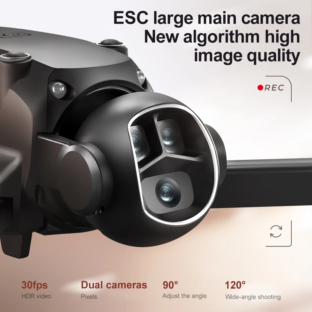 โดรน Lenovo GPS สามกล้อง 8K ถ่ - Drone Camera Hd บทวิจารณ์และราคา