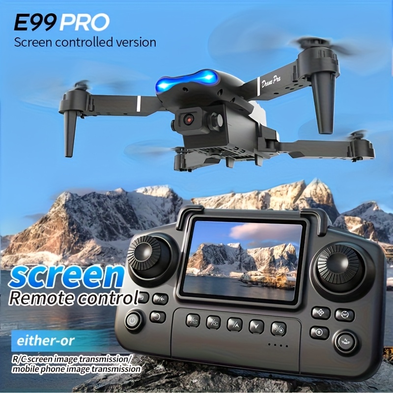 โดรนพับได้รุ่นอัปเกรด E99 PRO  - Drone Camera 4K บทวิจารณ์และราคา