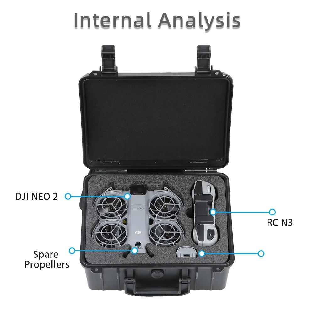 กล่องนิรภัยแบบพกพาสำหรับ DJI N - Drone Camera Case บทวิจารณ์และราคา