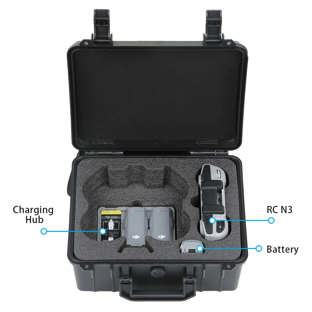 กล่องนิรภัยแบบพกพาสำหรับ DJI N - Drone Camera Case บทวิจารณ์และราคา