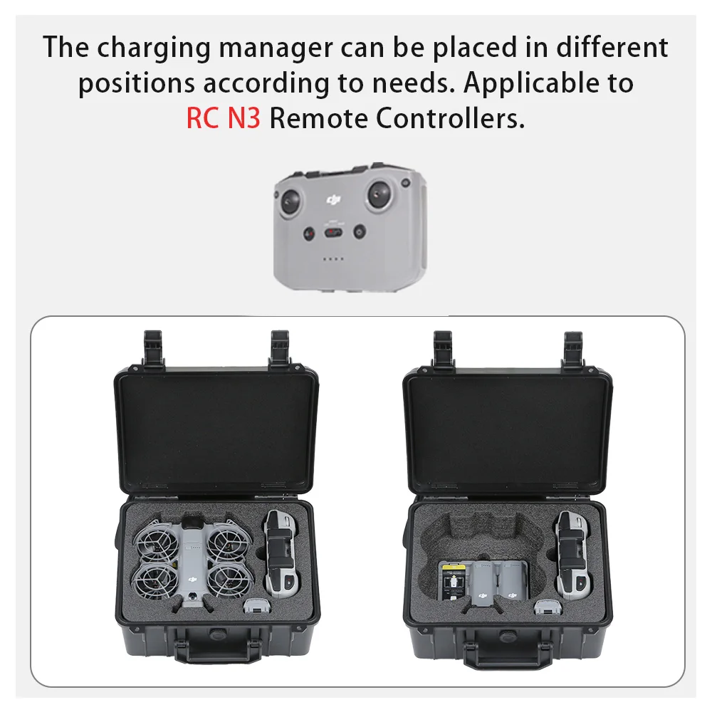 กล่องนิรภัยแบบพกพาสำหรับ DJI N - Drone Camera Case บทวิจารณ์และราคา