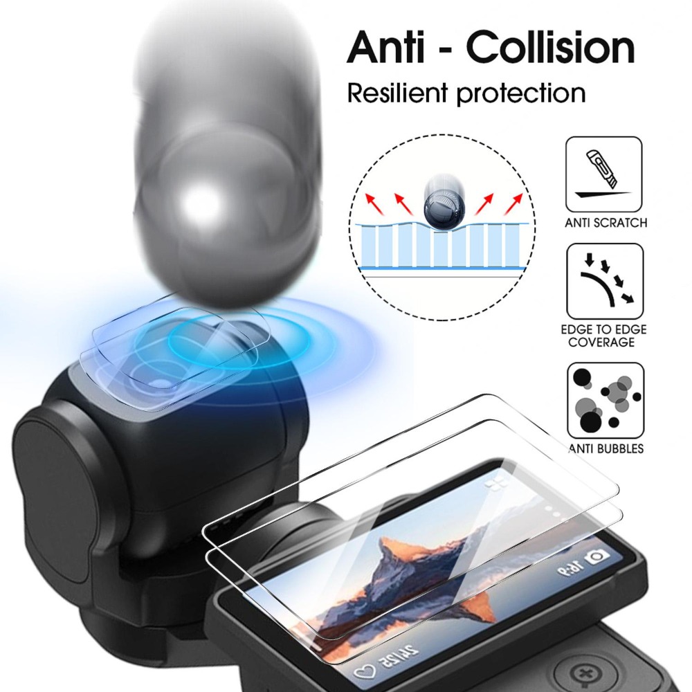 กระจกนิรภัย 9H HD สำหรับ DJI O - Drone Camera Case บทวิจารณ์และราคา