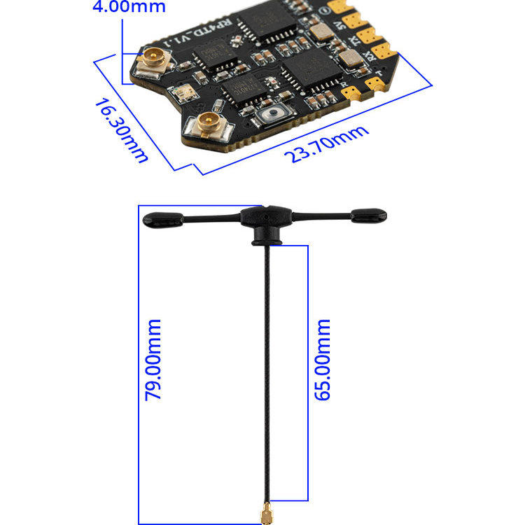 RadioMaster RP4TD ExpressLRS 2 - Drone Camera Thermal บทวิจารณ์และราคา